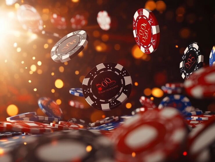 hanabet live dealer studio with professional croupier at blackjack table